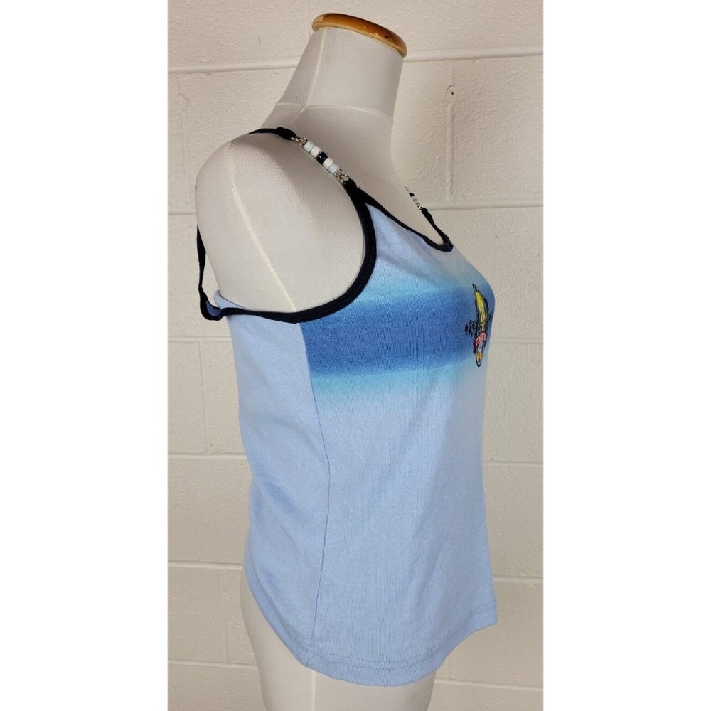 Vintage 90s NWT Warner Bros Looney‎ Tunes Tweety Surf Wear Tie Dye Tank Top XL - Picture 4 of 10